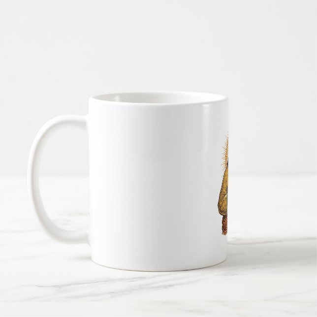 Mug Jésus étouffé par miette de croustille sèche Humou (Gauche)