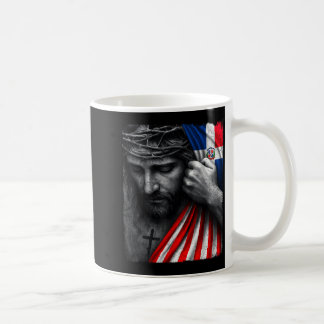 Mug Jésus Foi Croix Couronne Amérique République domin