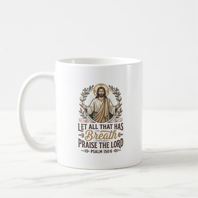 Mug Jesus Indie Folk Acoustique Tee Graphique de culte (Gauche)