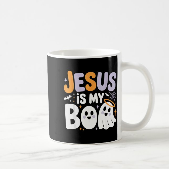 Mug Jesus Is My Boo Cute Christian Halloween Ghost Fun (Droite)
