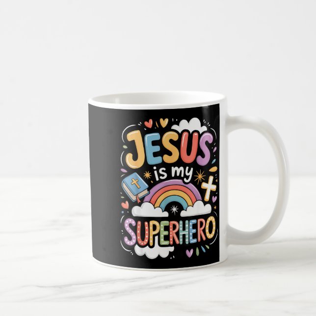 Mug Jesus Is My Superhero  (Droite)