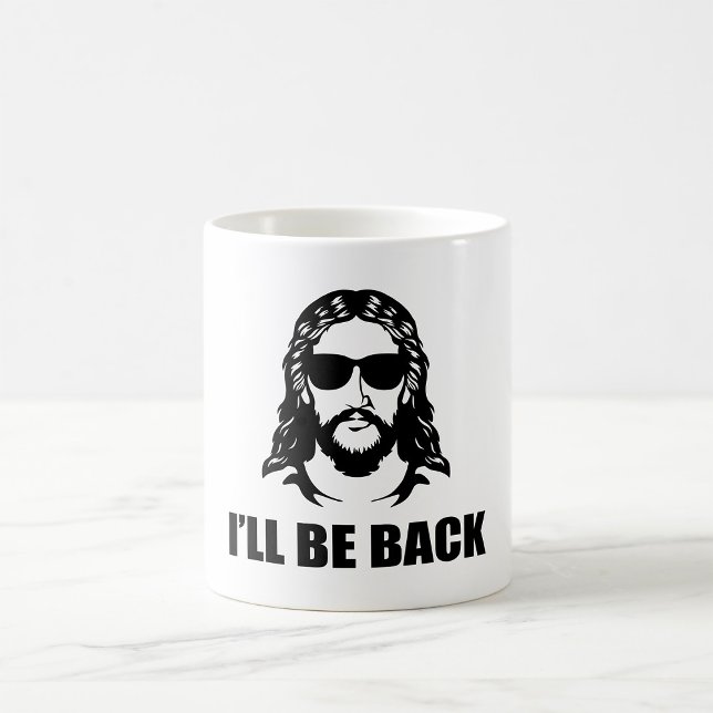 Mug Jésus, je serai de retour (Créateur téléchargé)