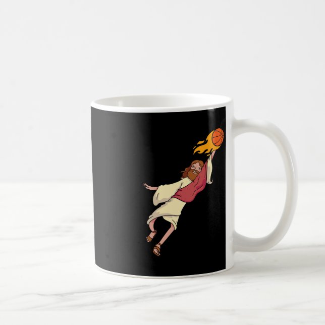 Mug Jésus Jouant Au Basket (Droite)