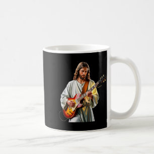 Mug Jésus joue avec une guitare - Drôle de rochers chr