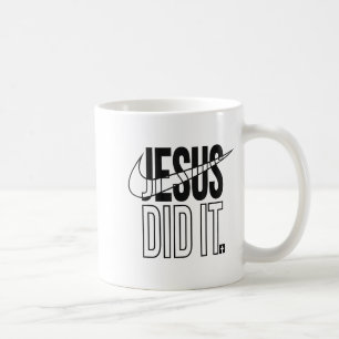 Mug Jésus l'a fait Croix religieuse chrétienne