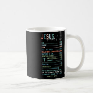 Mug Jésus L'A Payé Tout Reçu Christian Catholique Roma