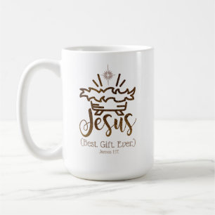 Mug JÉSUS LE MEILLEUR CADEAU JAMAIS Nativité Écriture