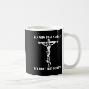 Mug Jésus les hommes qui portent des sandales obtienne