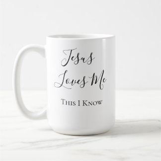 Mug Jésus m'aime, je le sais
