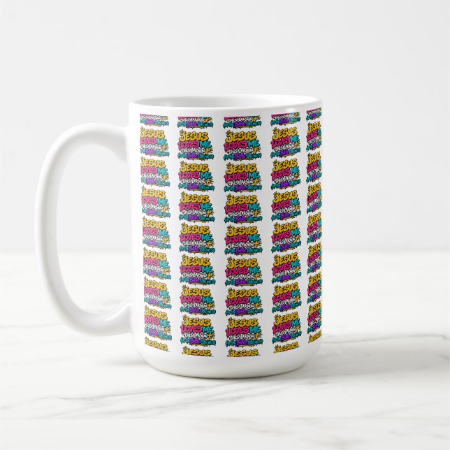 Mug Jésus m'aime, je le sais  (Gauche)