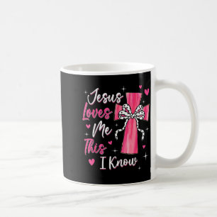 Mug Jésus m'aime, je le sais Dieu Religieux Chrétien