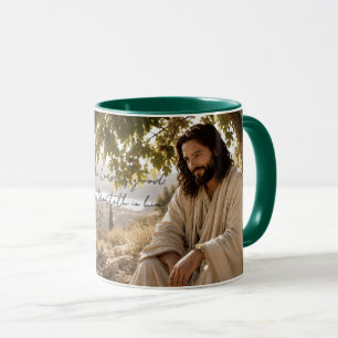 Mug Jésus Paisible sous l'Arbre de Figuier Chrétie