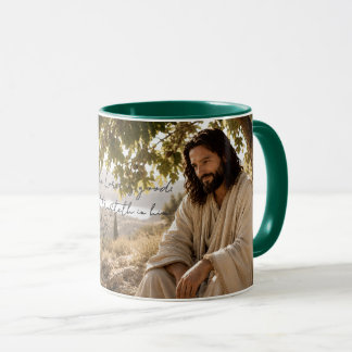 Mug Jésus Paisible sous l'Arbre de Figuier Chrétie