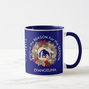 Mug JÉSUS PERSONNALISÉ EST LA RAISON DE Noël