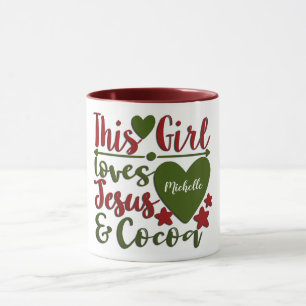 Mug Jésus Personnalisé Et cacao Chaud