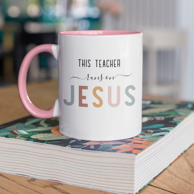 Mug Jésus personnalisé professeur de foi (Créateur téléchargé)