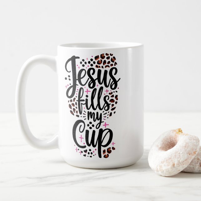 Mug Jésus remplit ma coupe (Avec donut)