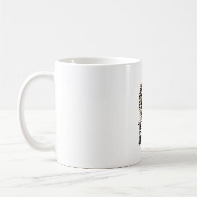 Mug Jésus Revient Croix Lion Chemise Chrétienne (Gauche)