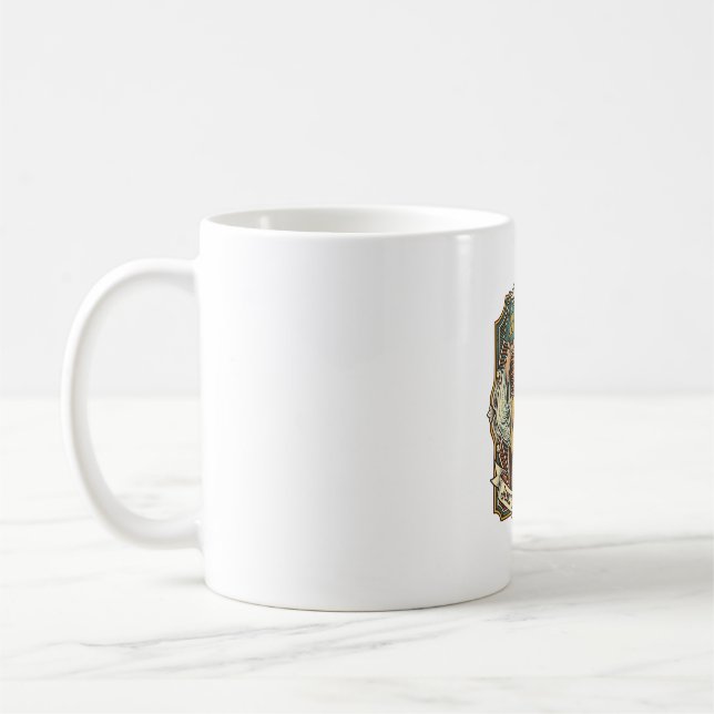 Mug Jésus Sac Vide de Chips Tortilla Munchies Ivre Soi (Gauche)