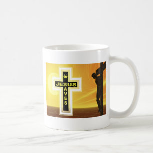 Mug Jésus sauve le picyure de crucifixion