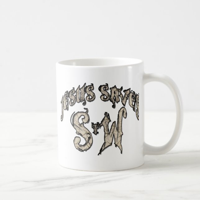Mug Jésus sauve répandre la parole (Droite)