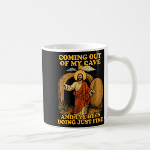 Mug Jésus sortant de la grotte et ça va bien Jésus