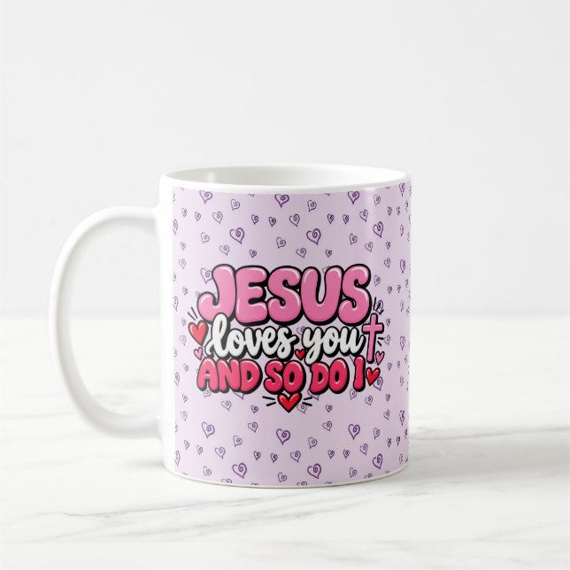 Mug Jésus t'aime et moi aussi (Gauche)