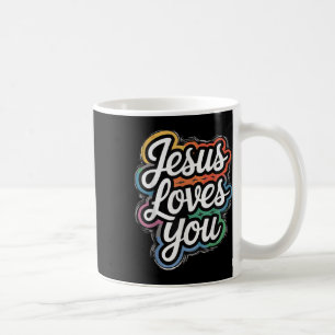 Mug Jésus t'aime - Foi chrétienne & Messa d'amour