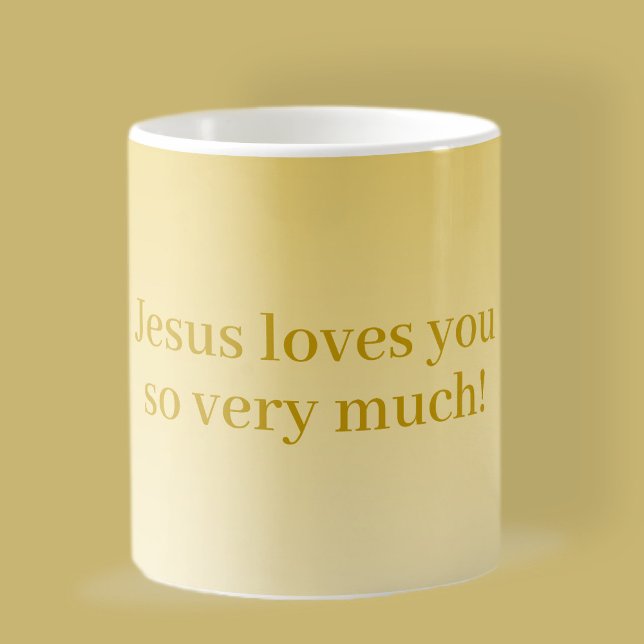Mug Jésus t'aime tellement ! (Créateur téléchargé)