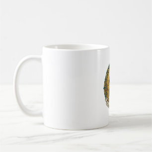 Mug Jésus vaincu fumant du pain grillé brûlé petit-déj