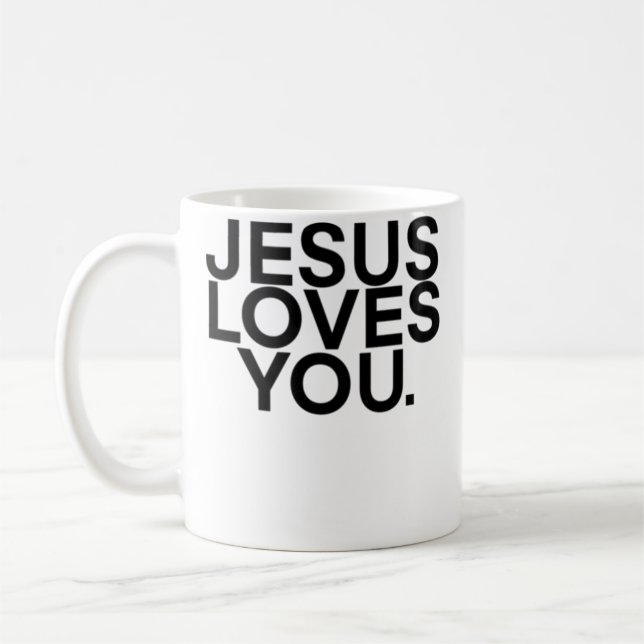 Mug Jésus vous aime (Gauche)