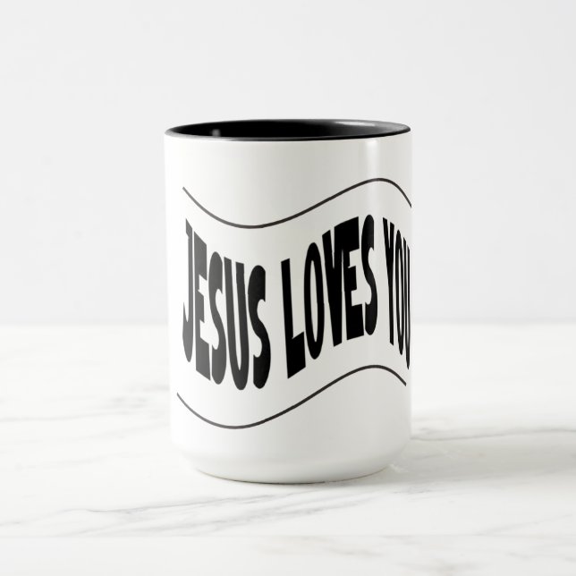 Mug Jésus vous aime  (Centre)