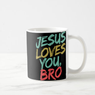 Mug Jésus Vous Aime Bro Amusant Jeune Chrétienne Garço