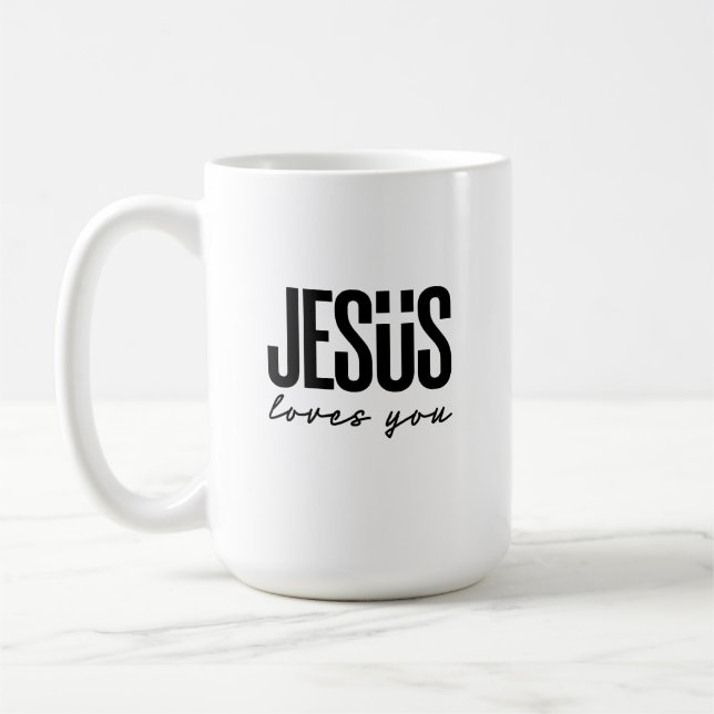 MUG JÉSUS VOUS AIME | CHRÉTIEN (Gauche)