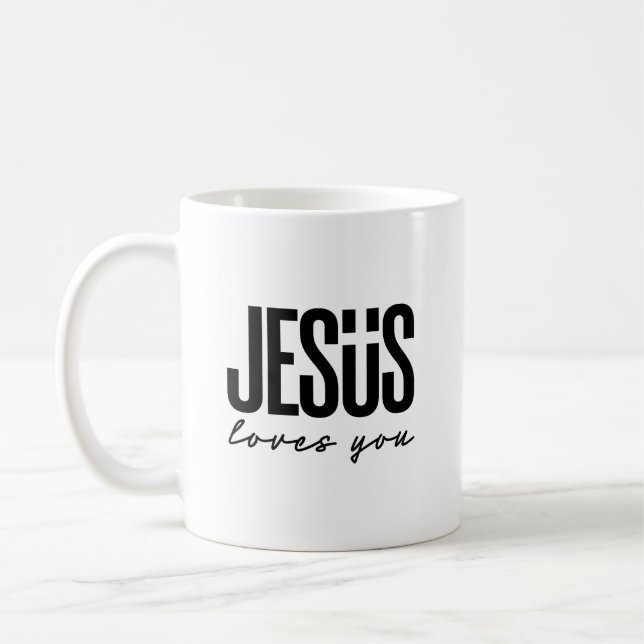 MUG JÉSUS VOUS AIME | CHRÉTIEN (Gauche)