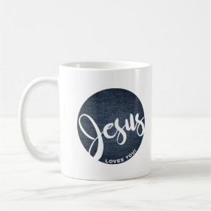 Mug Jésus vous aime Denim Circle