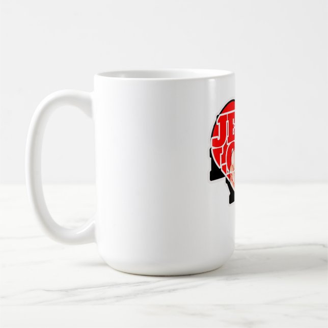 Mug Jésus vous aime - Foi chrétienne inspirante (Gauche)