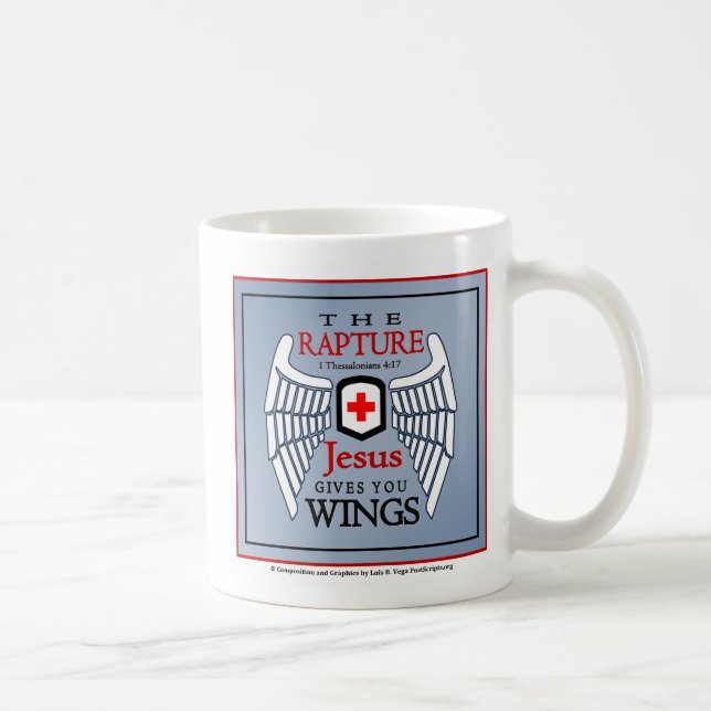 Mug Jésus vous donne des ailes - enchantement (Droite)