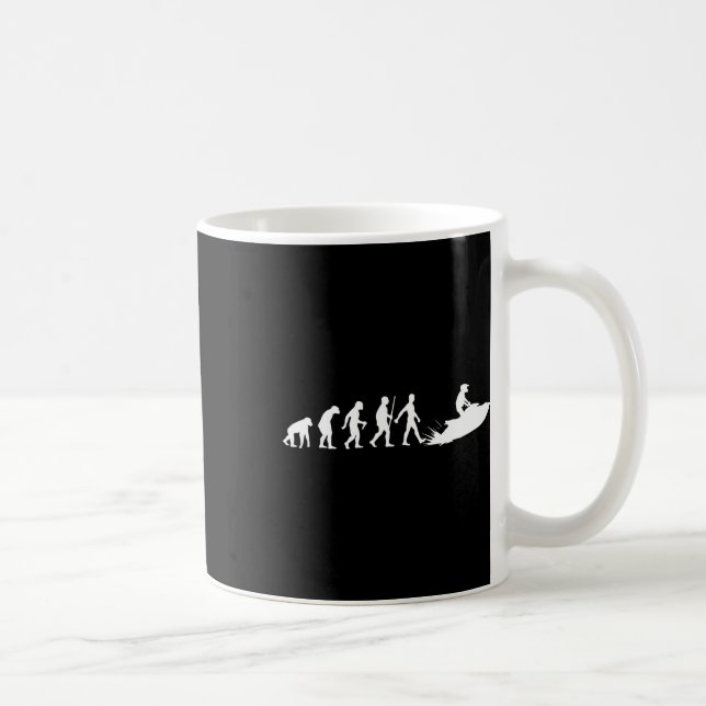 Mug Jet Ski cool Pour Hommes Femmes Evolution Ski Eau  (Droite)