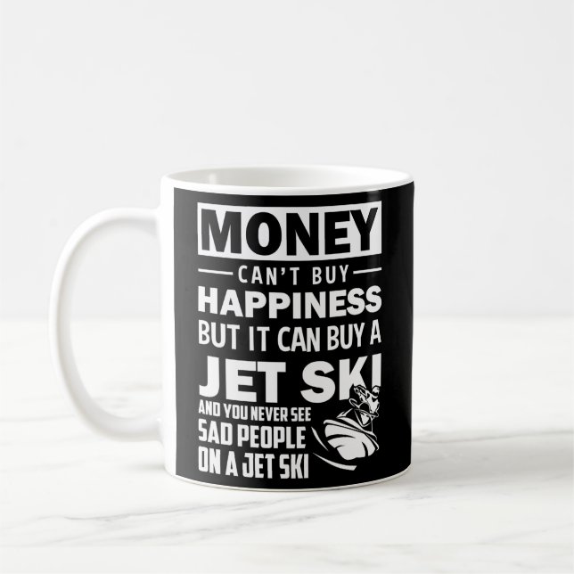 Mug Jet-Ski Happiness L'argent ne peut pas acheter (Gauche)