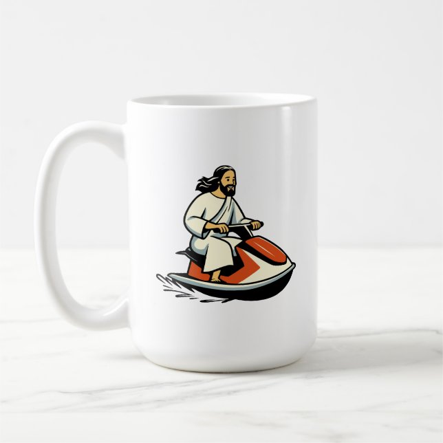 Mug Jet-ski Jesus (Gauche)