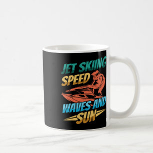 Mug Jet Skiing Vagues de vitesse et soleil Jet Ski