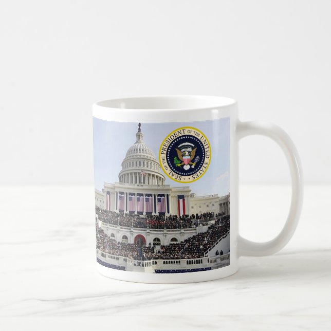Mug J'ÉTAIS LÀ Président Obama JOUR DE L'INAUGURATION (Droite)