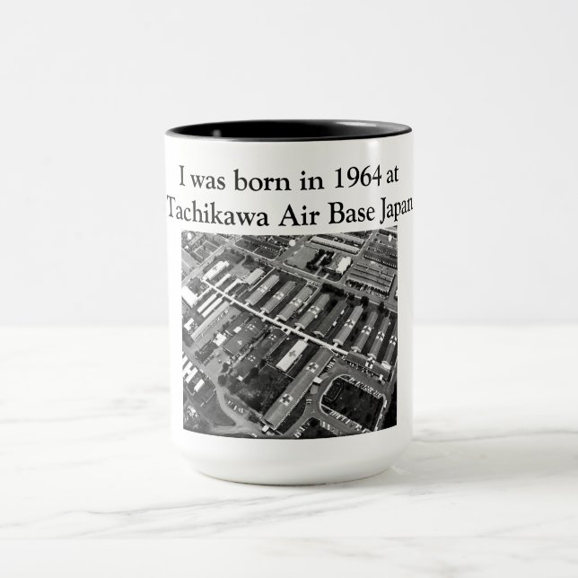 Mug J'étais né en 1964 à la base aérienne Japon de (Centre)