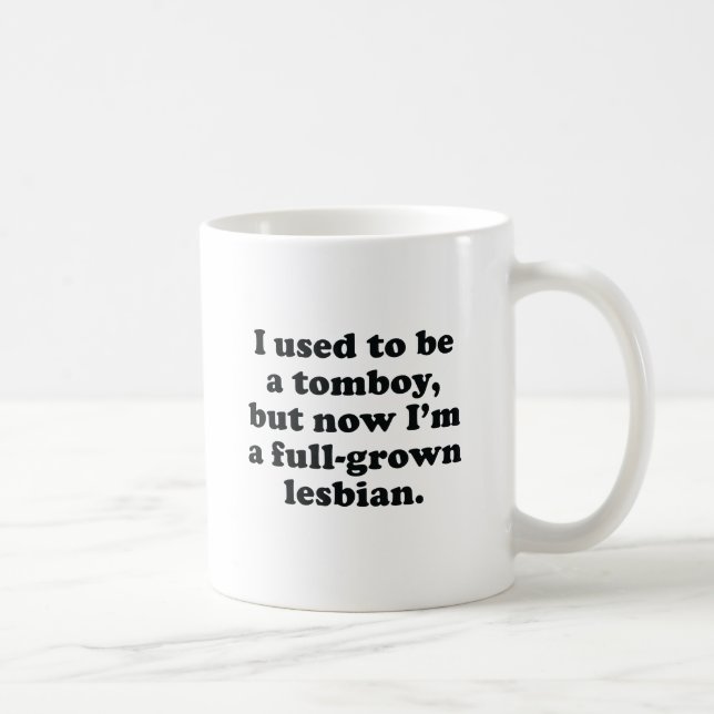 Mug J'étais un garçon manqué (Droite)