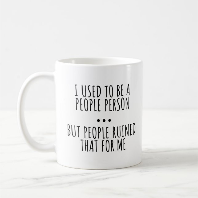 MUG J'ÉTAIS UNE PERSONNE SOCIABLE (Gauche)