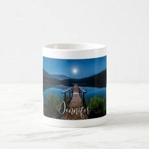 Mug Jetée de nuit sous une Pleine lune