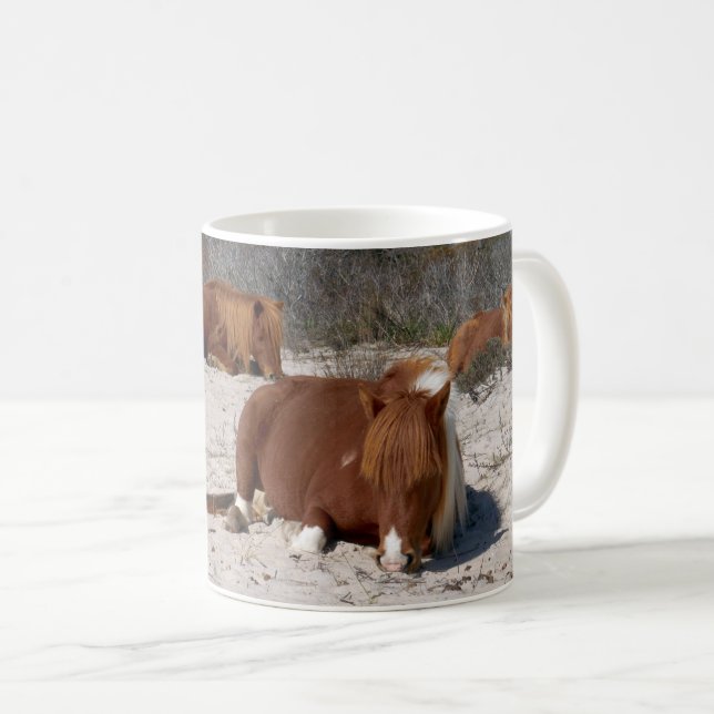Mug Jeter des ponies sauvages au Parc national Assatea (Devant droit)