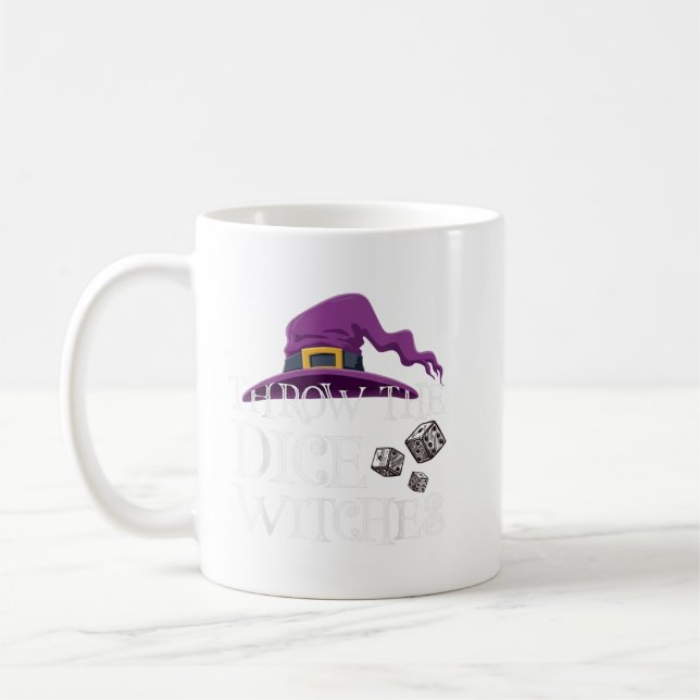 Mug Jetez Les Sorcières Dice Bunco Nuit Halloween (Gauche)