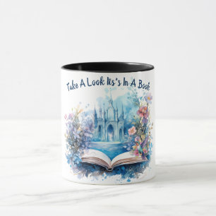 Mug Jetez un coup d'œil, c'est dans un livre